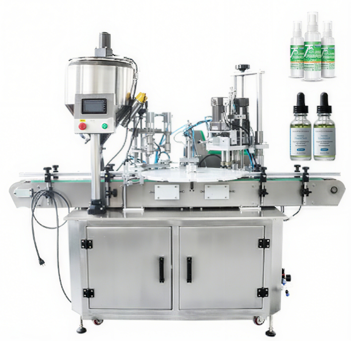 Custom Full Automatic Small Vial Liquid Filling And Capping Machine